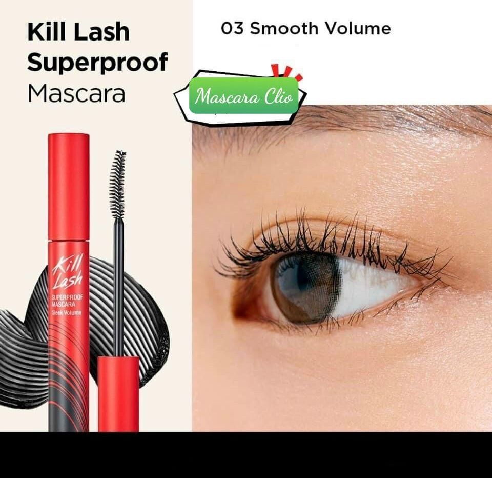 Mascara Làm Cong Mi, Chống Trôi Clio Kill Lash Superproof Mascara 7g
