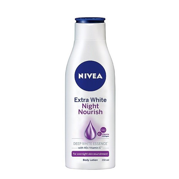 Sữa dưỡng thể nivea night white trắng da ban đêm - 200ml