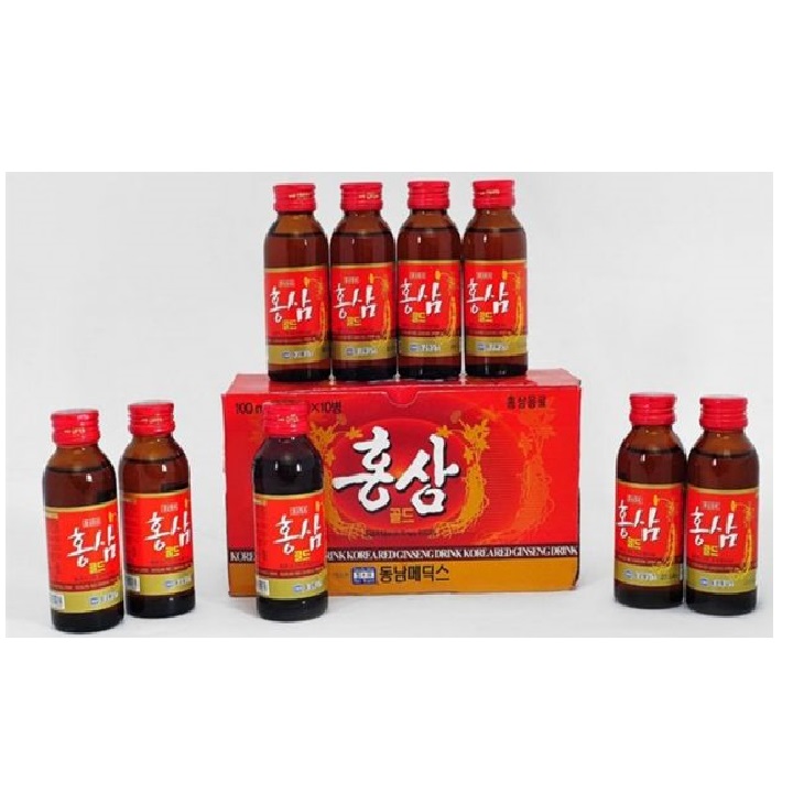 Nước hồng sâm Hàn Quốc Red Ginseng [Hộp 10 chai]