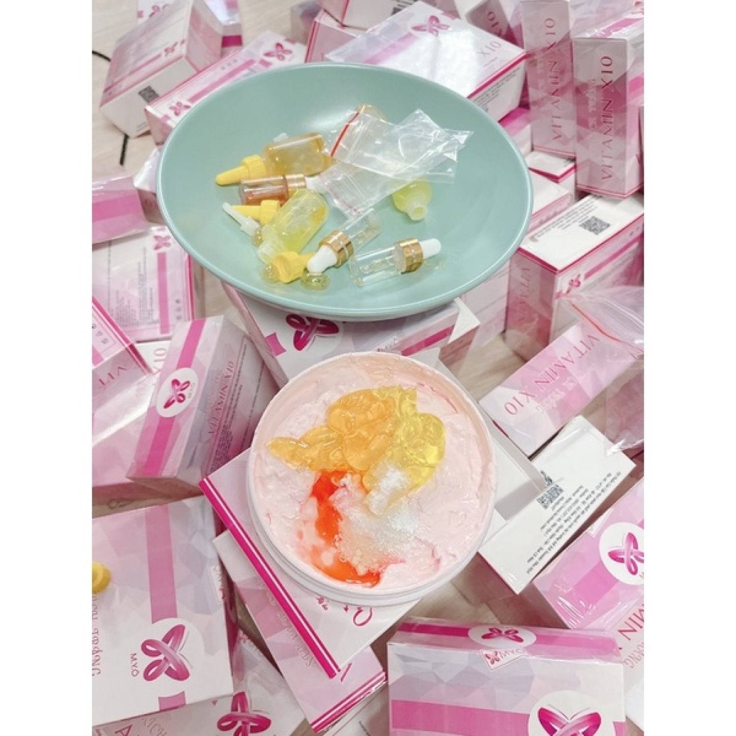 SET KÍCH TRẮNG VITAMIN X10 MYÔ ( Kích trắng mạnh gấp 10 lần )