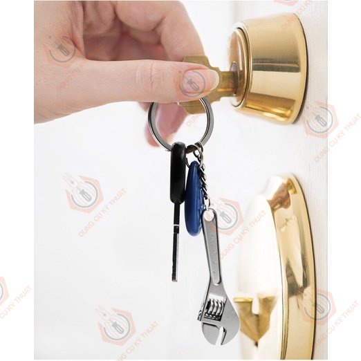 Mỏ lết móc khoá mini inox _ [Shop Dụng Cụ Kỹ Thuật]