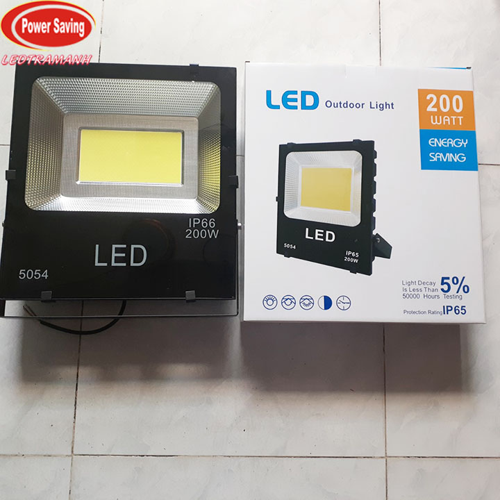 Đèn pha led 200W 5054 chip led Cob siêu sáng ngoài trời