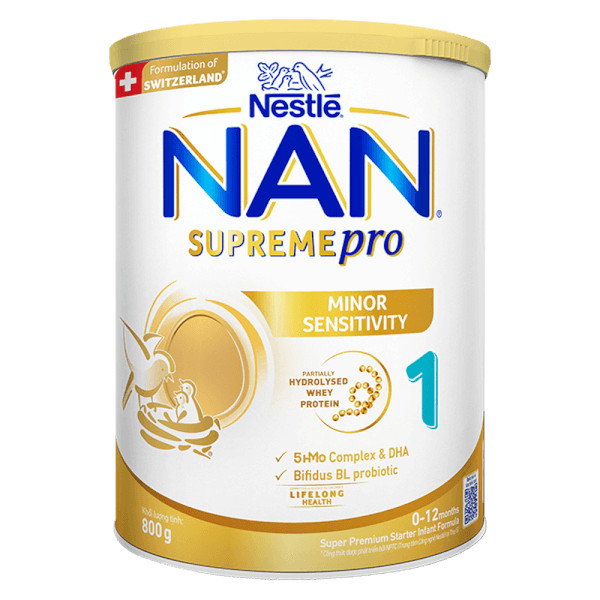 Nan Supreme 1 5Hmo Milk Powder 800g New (0-12 Months)