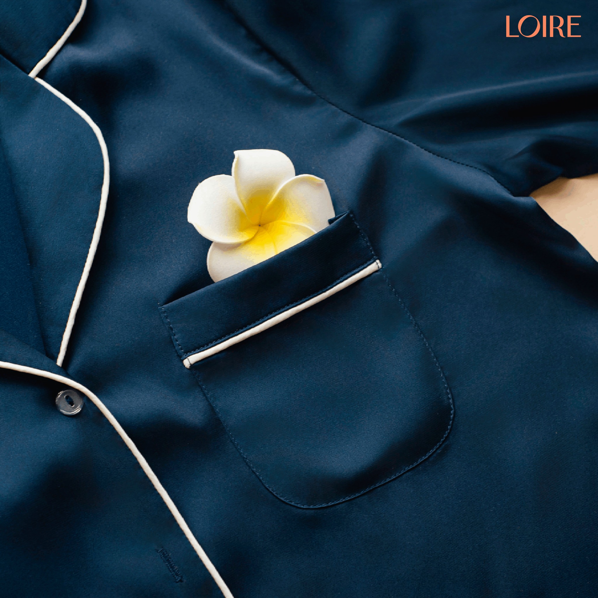 Bộ Đồ Ngủ Lụa Basic Dáng Dài Thoải Mái Loirechic PDD06
