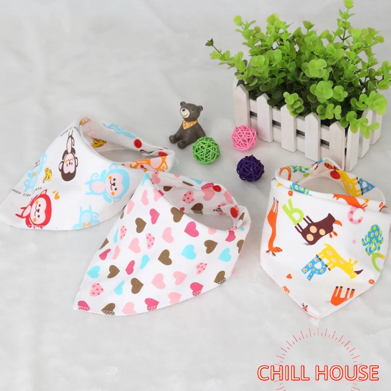1 Yếm Quàng Cổ Cài Nút Cho Bé - Chillhouse