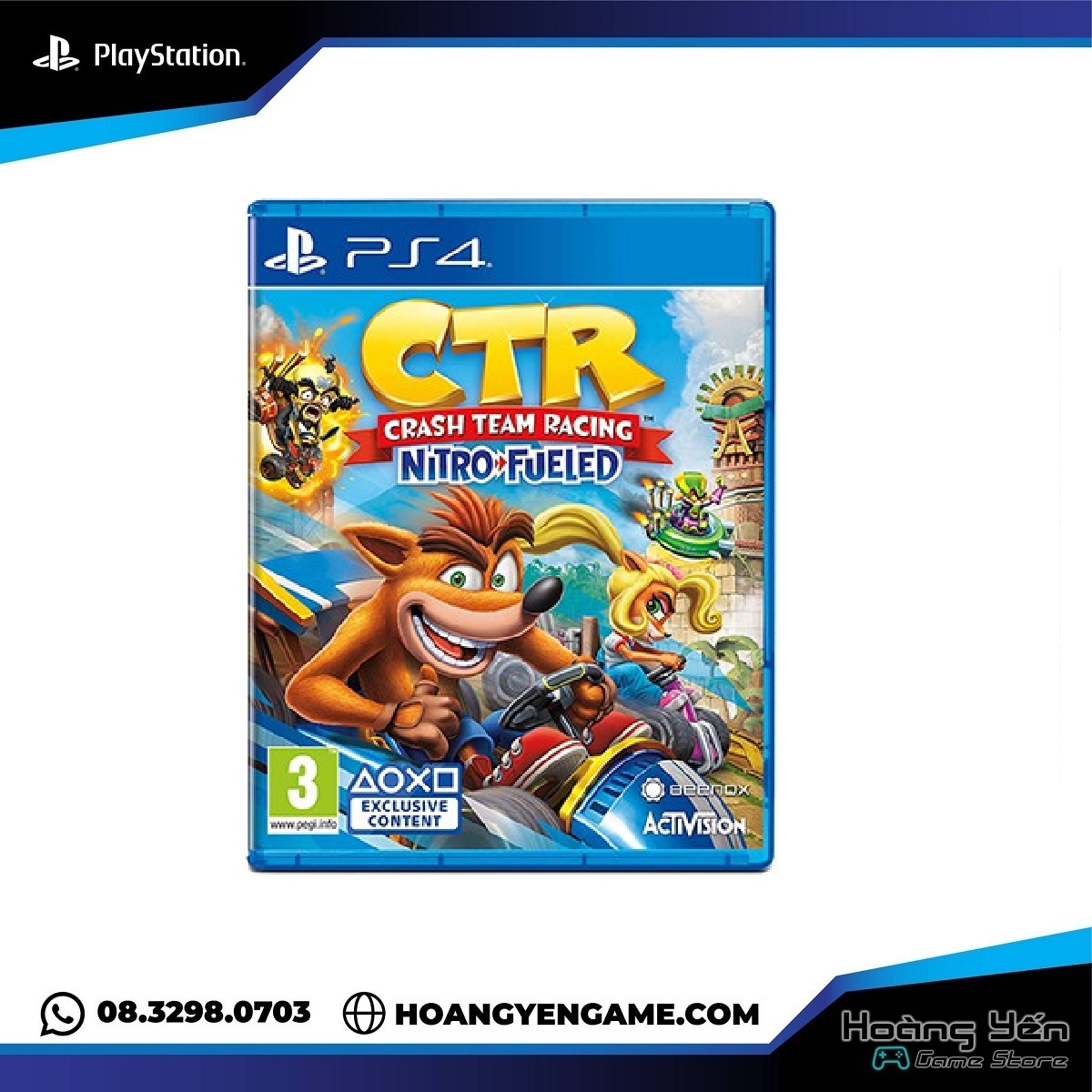 Đĩa game Crash Team Racing  PS4