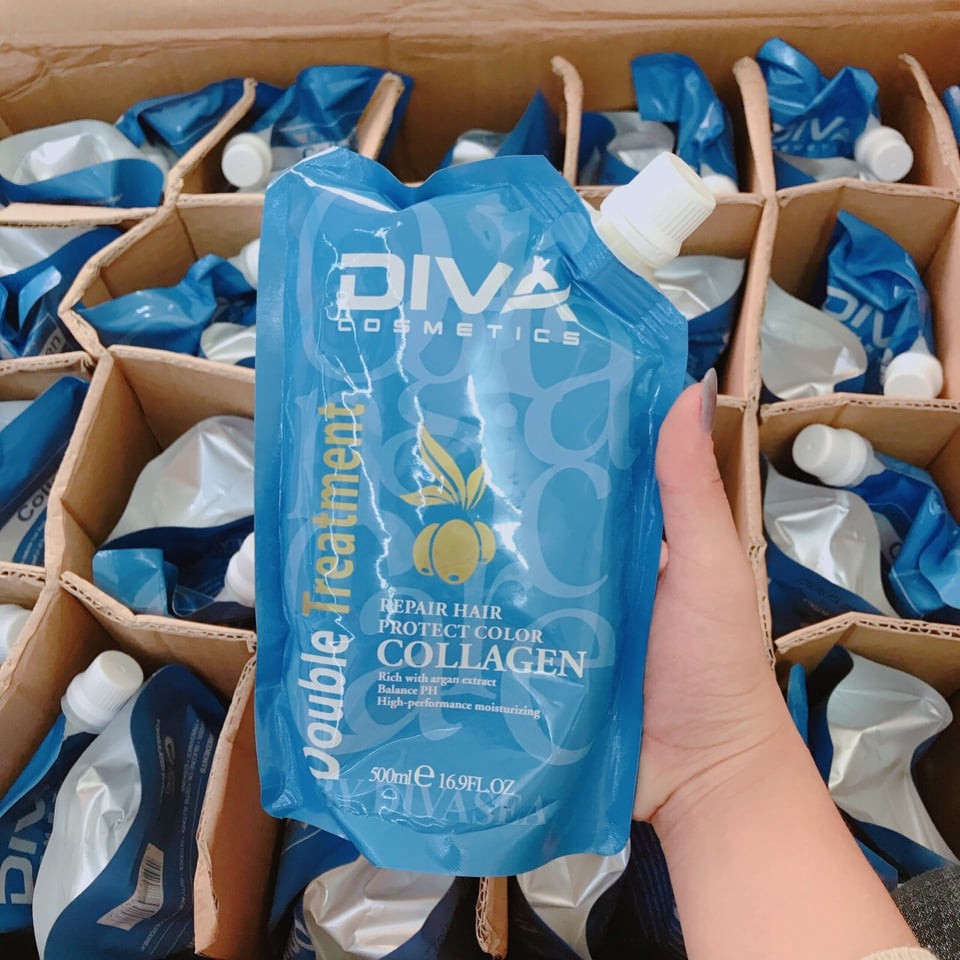 ✅[ DIVA ] Ủ TÓC - Ủ TÓC COLLAGEN DIVA 500ML CHÍNH HÃNG