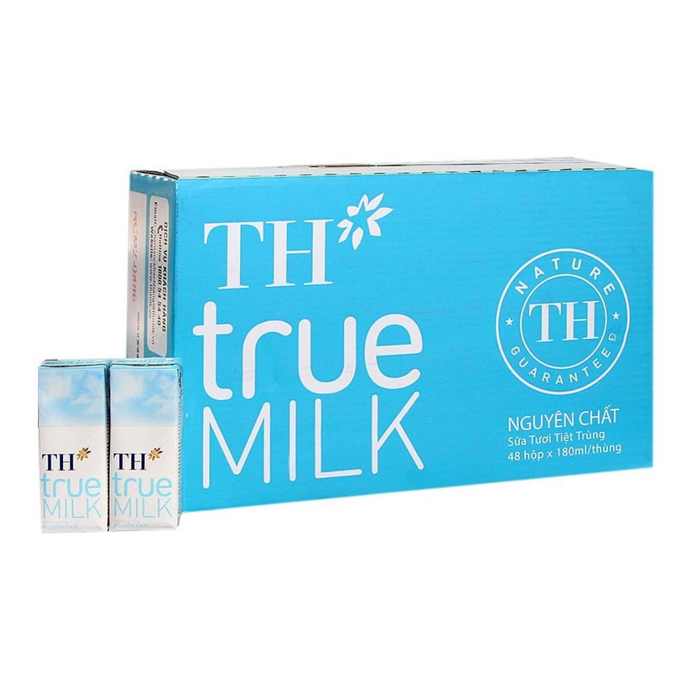 Sữa Tươi TH true Milk Hộp 180ml ( Thùng 48 hộp )