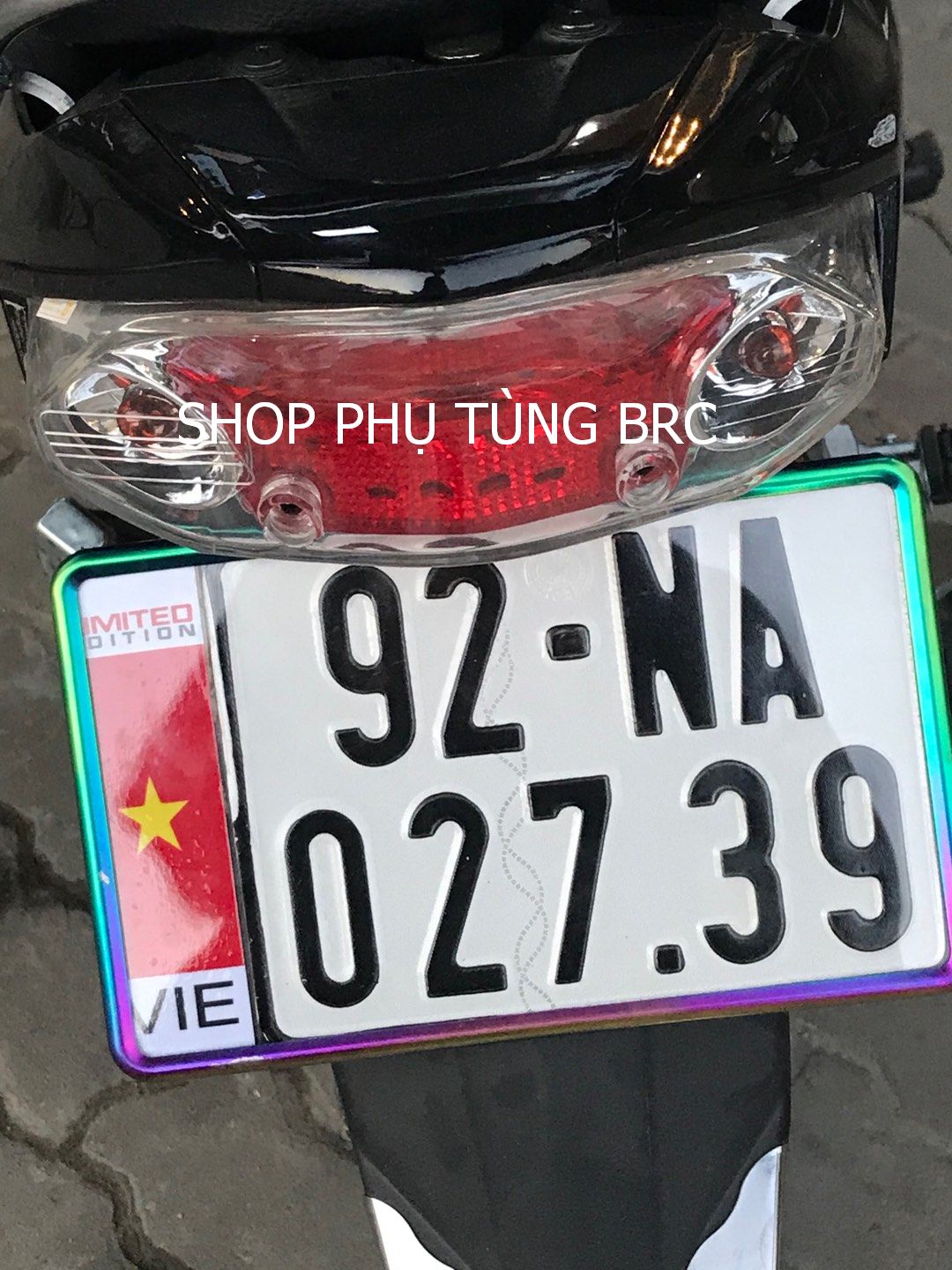 Biển số titan loại dài