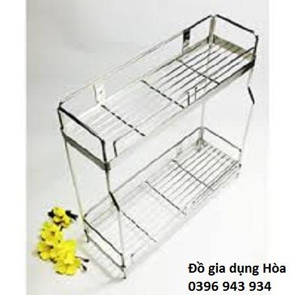 Kệ phòng tắm inox 304 2 tầng 40cm