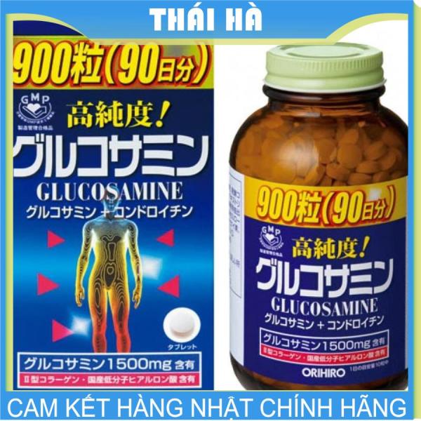 Viên uống bổ khớp Glucosamine 900 Viên Orihiro Tăng Chất Nhờn Giúp Giảm Đau Xương Chắc Khoẻ