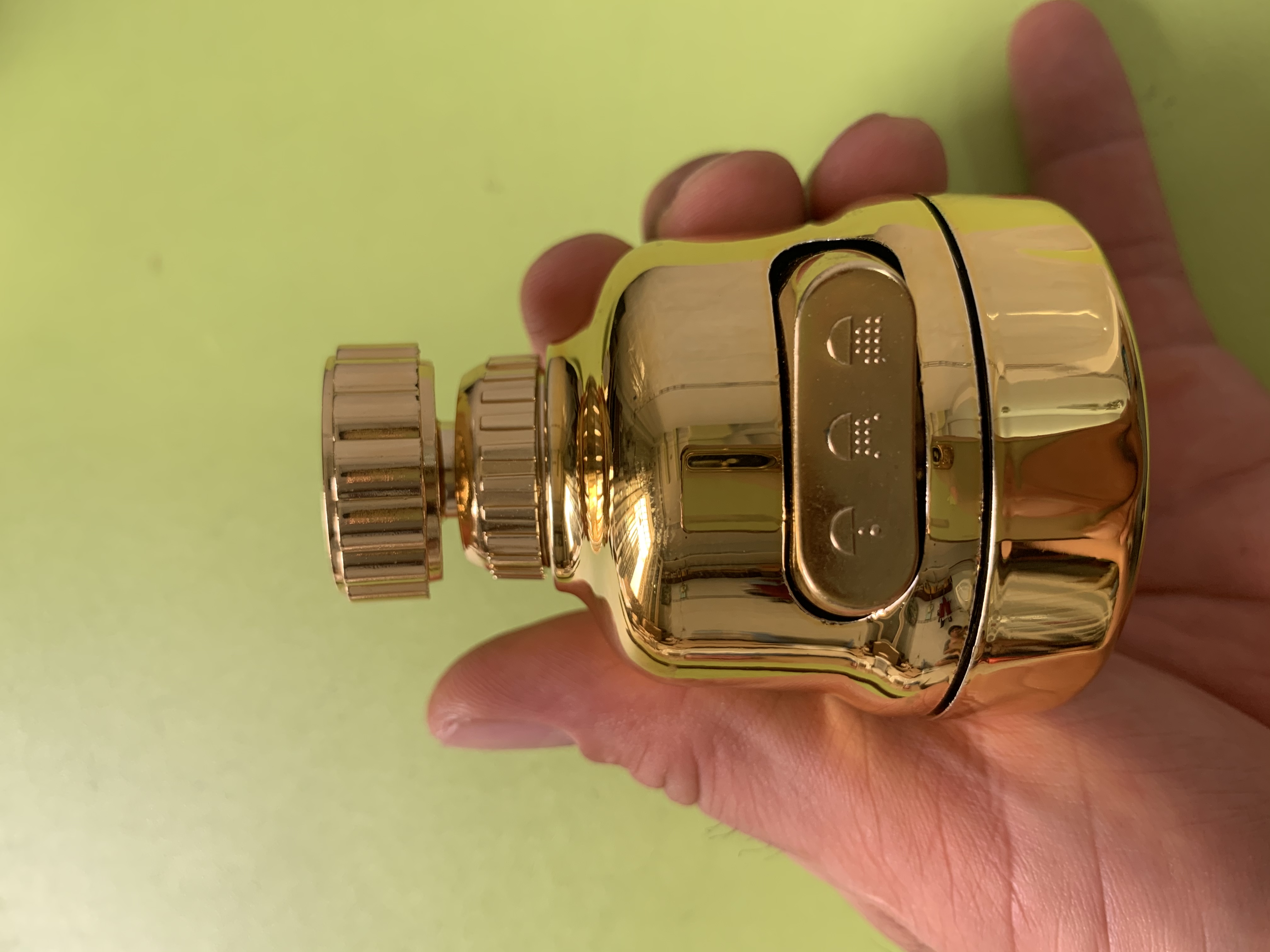 Đầu Vòi Rửa Chén Tăng Áp xoay 360 độ 3 kiểu nước chảy (MÀU VÀNG)
