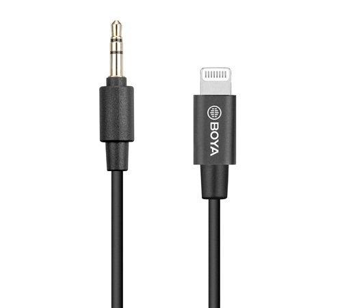 Cáp chuyển đổi BY-K1 BOYA 3.5mm TRS to Lightning