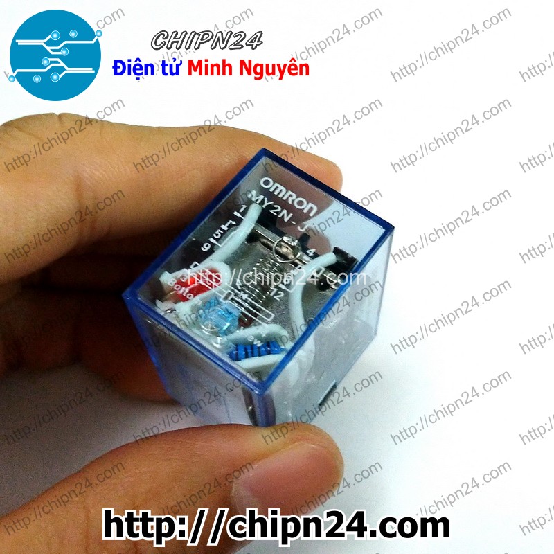 [1 con] (F85.T) Relay Kiếng MY2NJ 8 chân 5A 220VAC (MY2N MY2N-J HH52P)