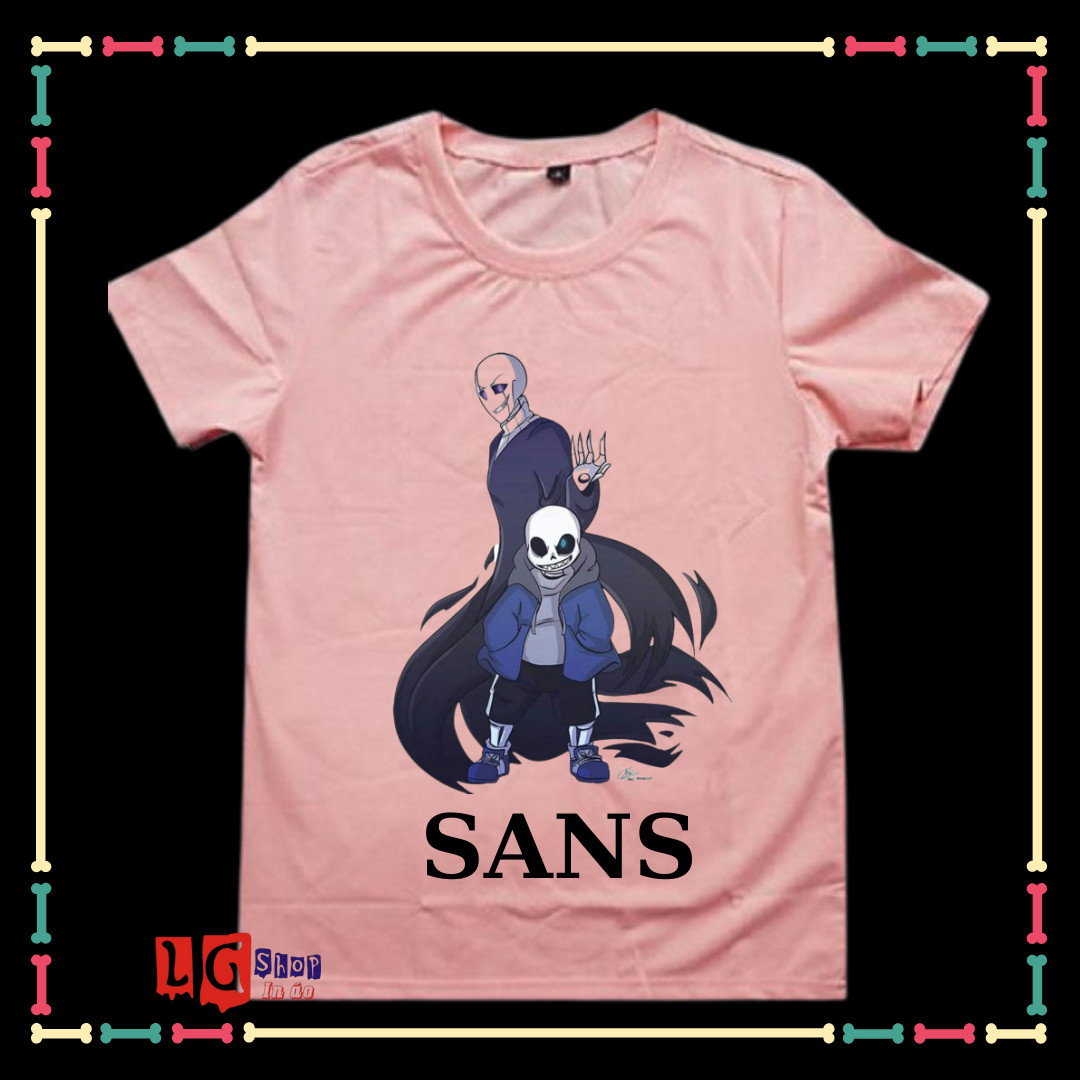 Áo thun sans cute cực ngầu giá rẻ cho bé trai bé gái từ 10kg đến 90kg