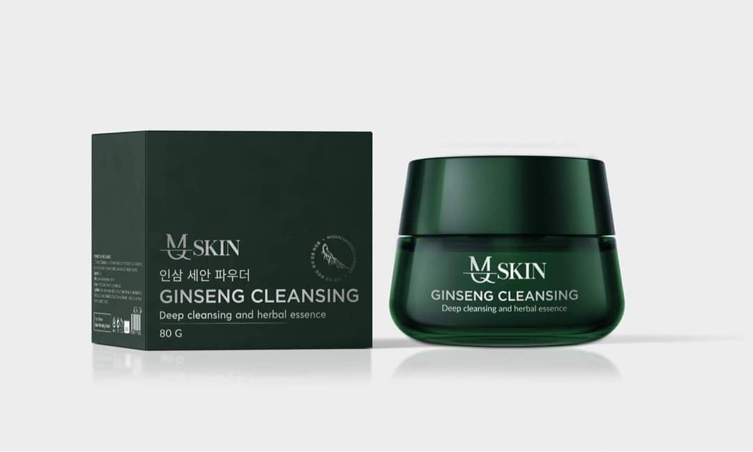 Combo Nhân Sâm Thay Da Vip Và Bột Rữa Mặt Mq Skin
