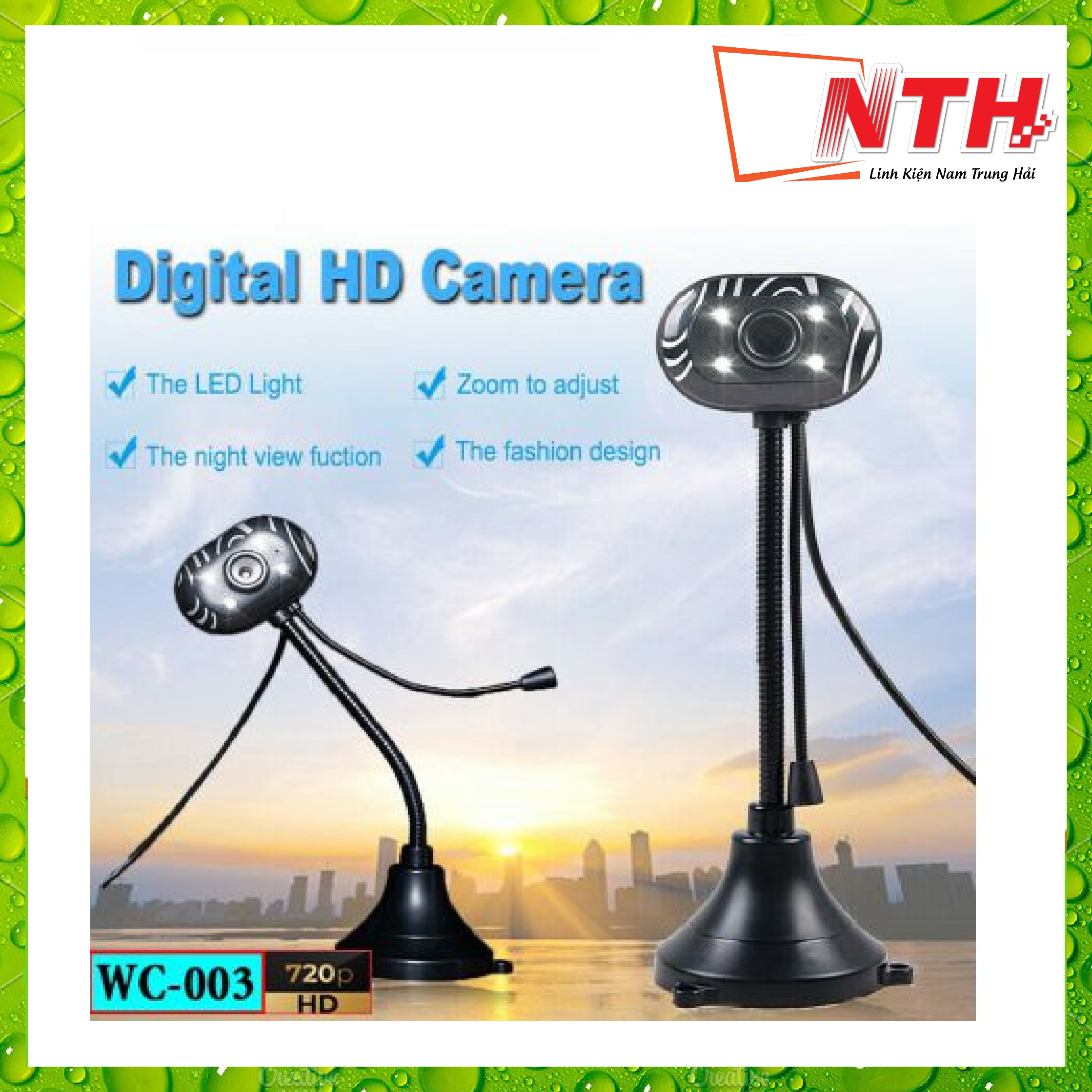 Webcam có mic học online WC-003