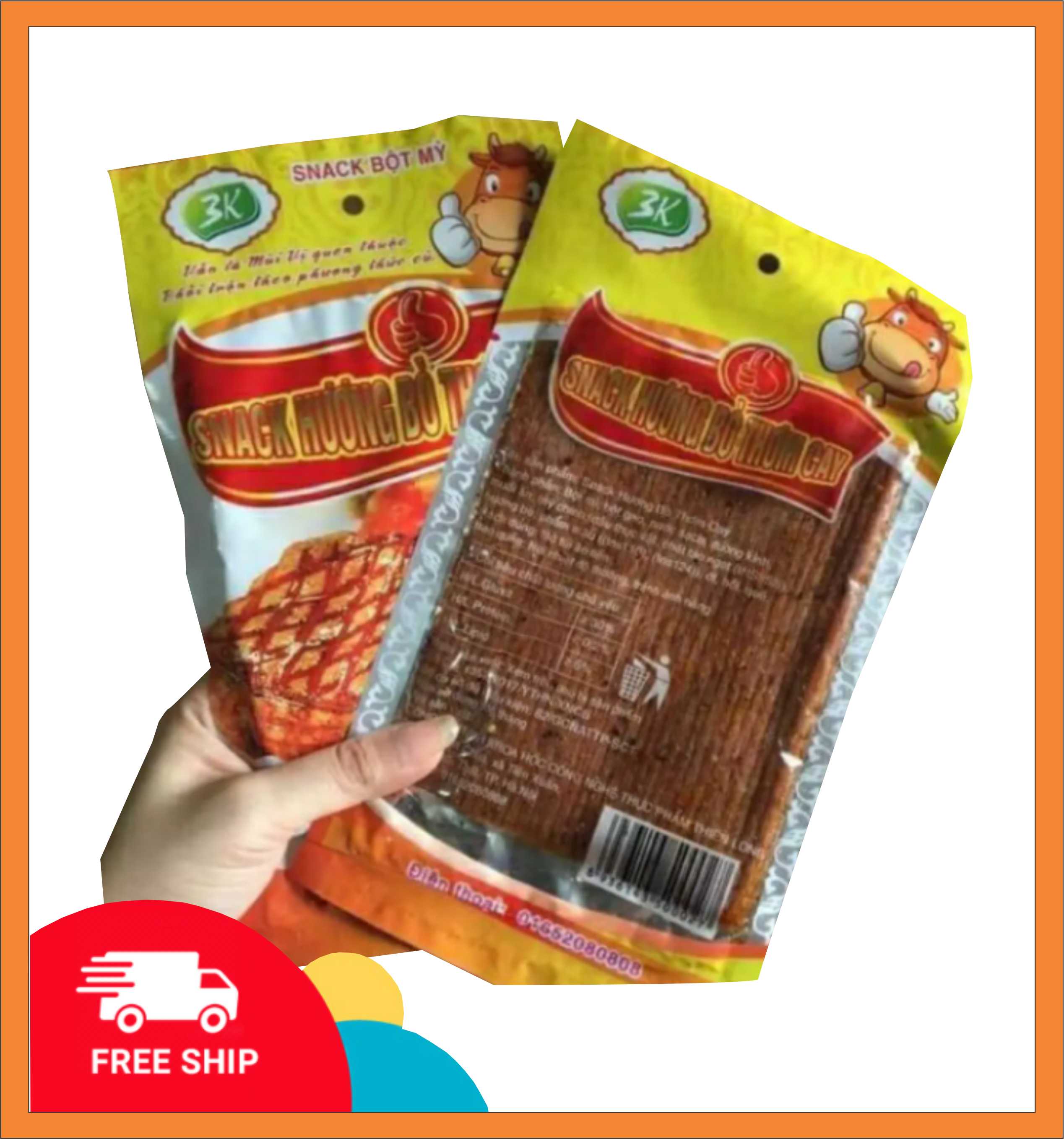 1 bịch 50 gói bò xé cay loại ngon