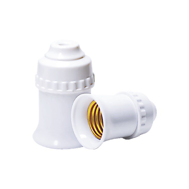 2 Đui đèn E27 tiêu chuẩn 220V Trắng