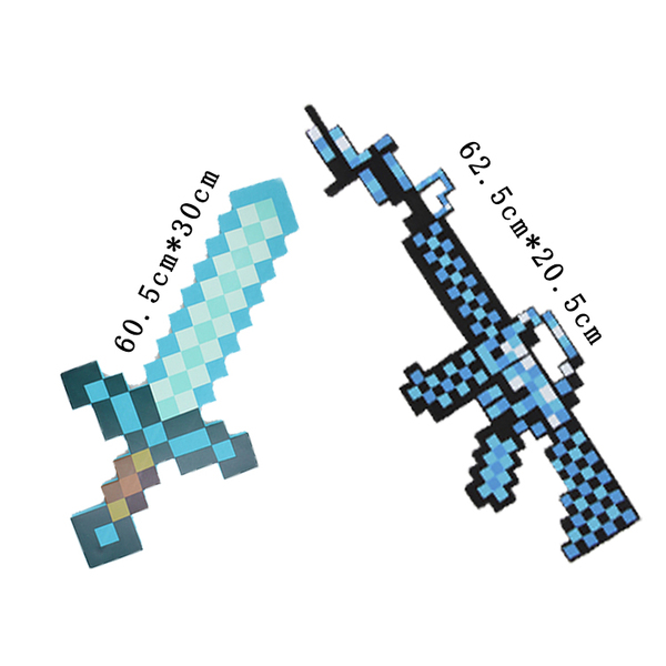 Combo Kiếm Sung Minecraft