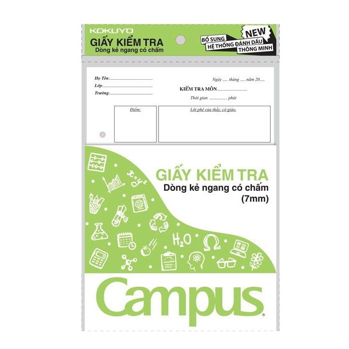 Giấy kiểm tra Campus các loại