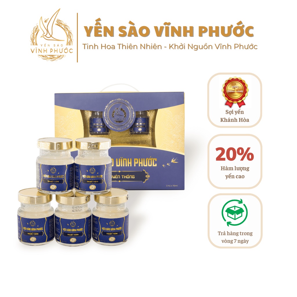 Ready-made Bird's Nest Vinh Phuoc 70ml - Vinh Phuoc Edible Bird's Nest