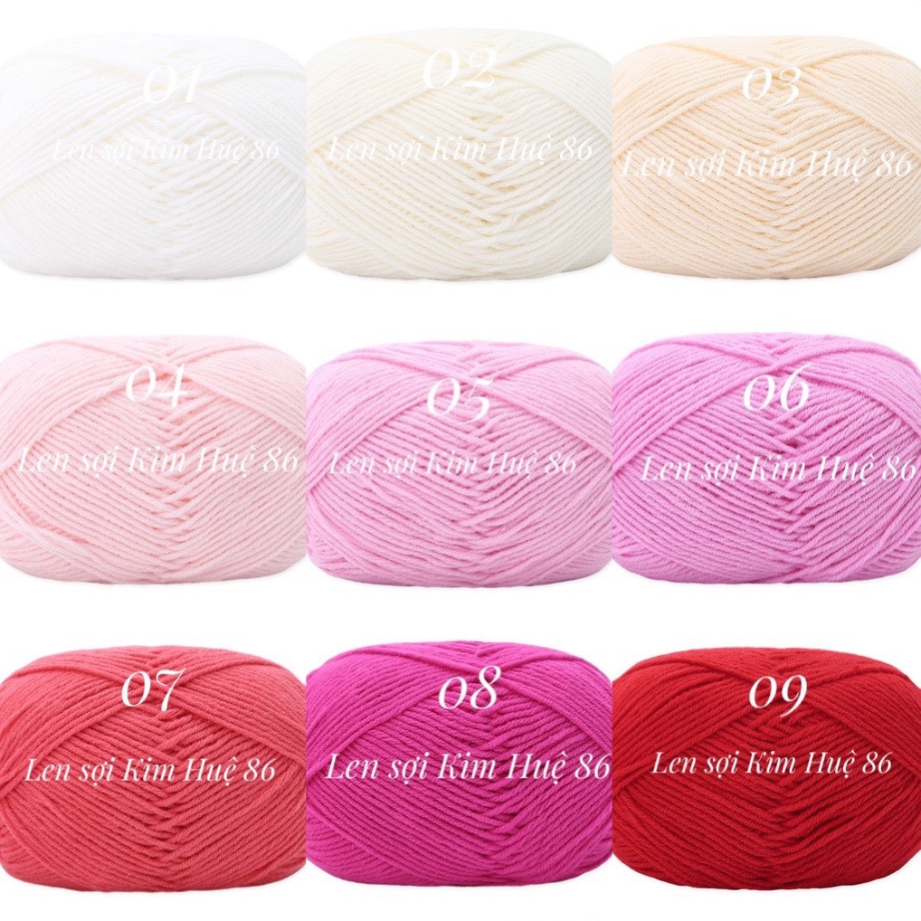Len milk cotton Mianbao cuộn 40gr