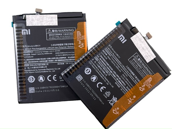Pin chính hãng xiaomi bn31 dùng cho xiaomi mi 5x / mi5x / redmi note 5a / mi a1 / redmi note 5a pro / redmi s2, dung lượng 3080mah