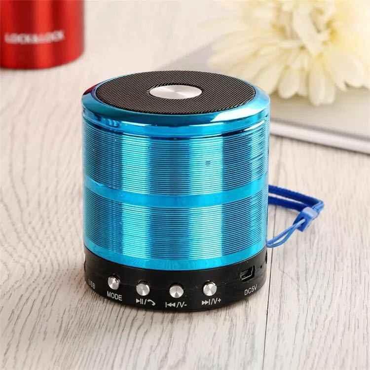 Loa Bluetooth Wster WS-887 hỗ trợ USB/thẻ nhớ/FM/AUX (xanh)