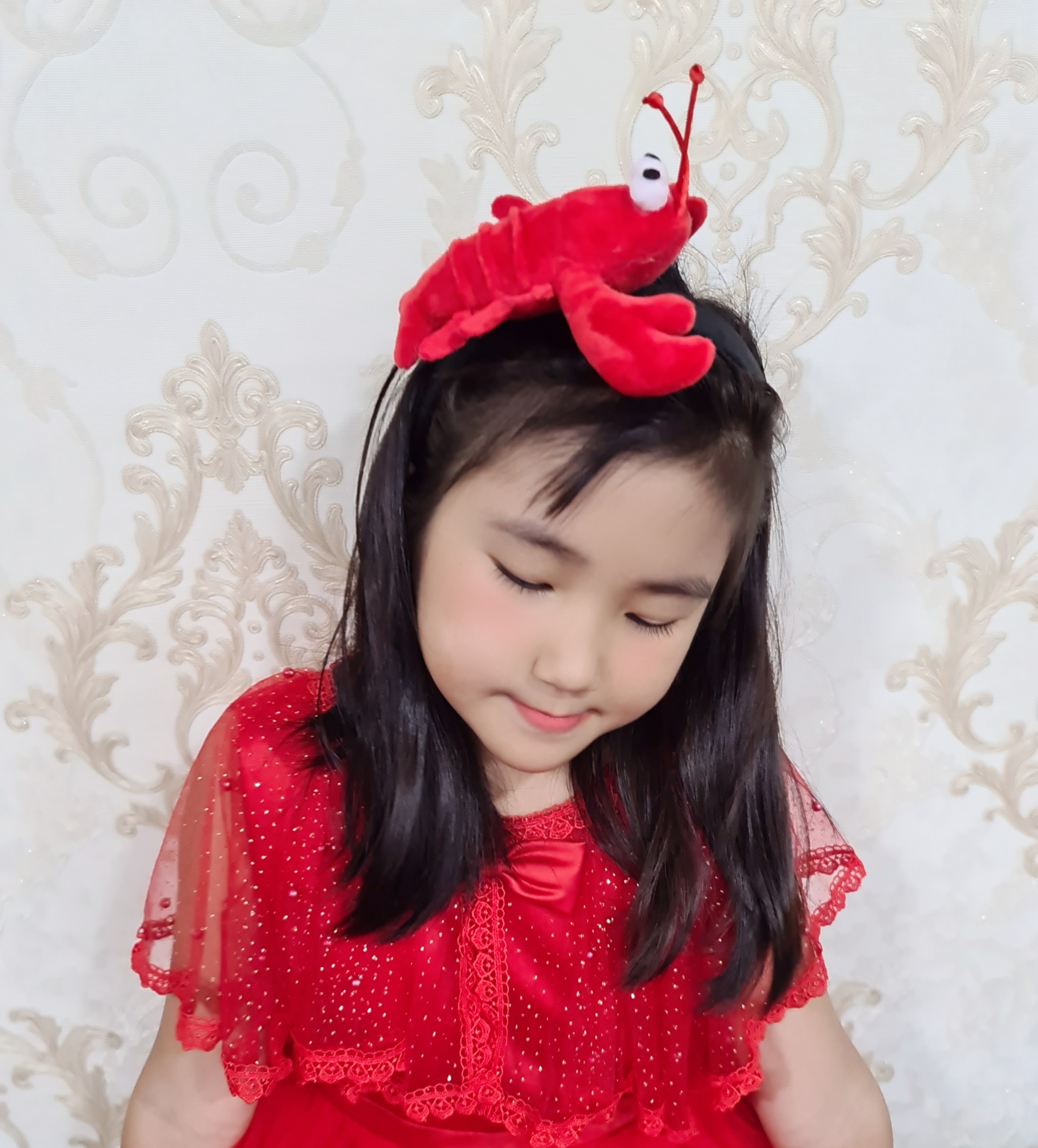 Cài Tóc Hình Tôm Cua Siêu Cute