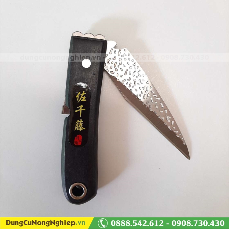 Dao ghép cành Mori Wood cán đen