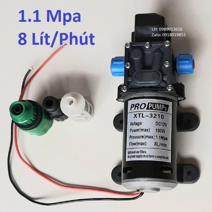 Máy bơm áp lực 12V 100W 8 lít