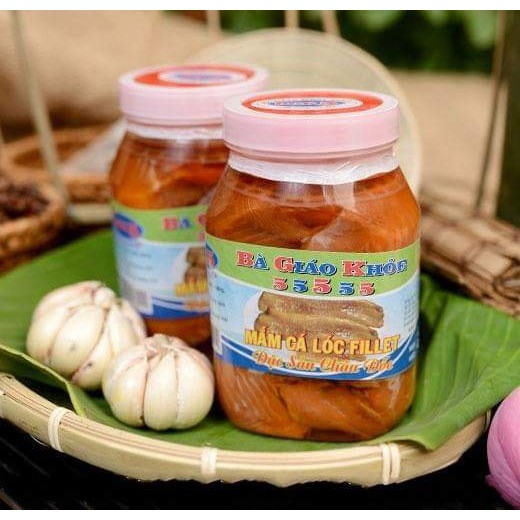 HCMMắm cá lóc Phile Bà Giáo Khỏe 55555 hủ 500gr đặc sản Châu Đốc Không sử
