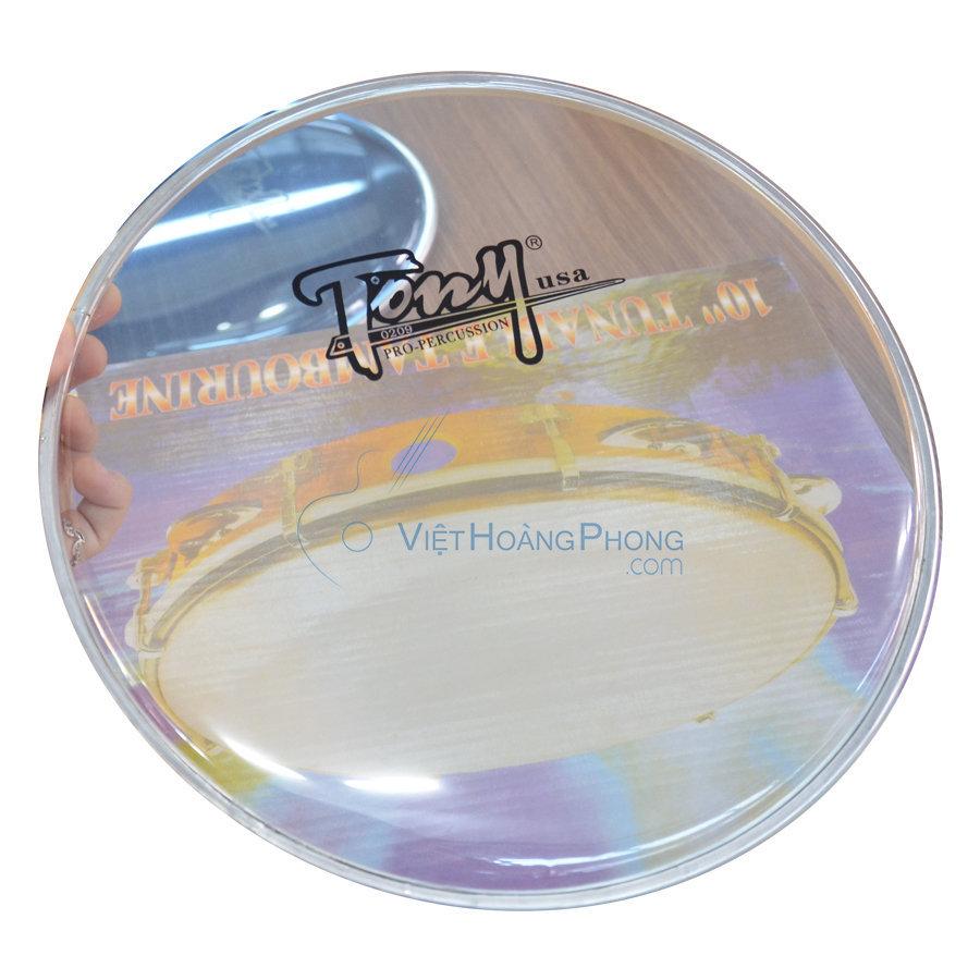 [HCM]Mặt Trống lắc tay - Lục lạc gõ bo - Tambourine TONY - HappyLive Shop