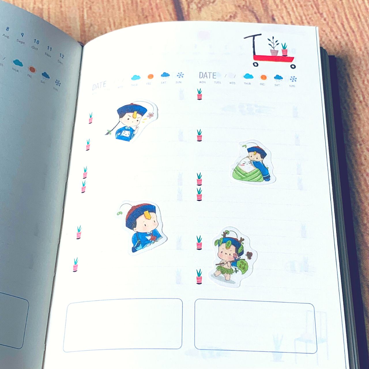 [HCM]Bộ 32 Sticker Hình Dán Mini Tiểu Cương Thi Nam