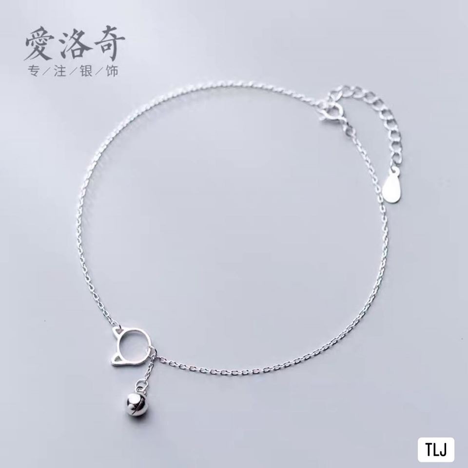 Lắc chân bạc Ý mèo nhỏ xinh MS98