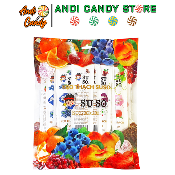 Kẹo Thạch Trái Cây SUSO Phú Cường 800gr