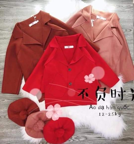 áo khoác dạ cho bé gái