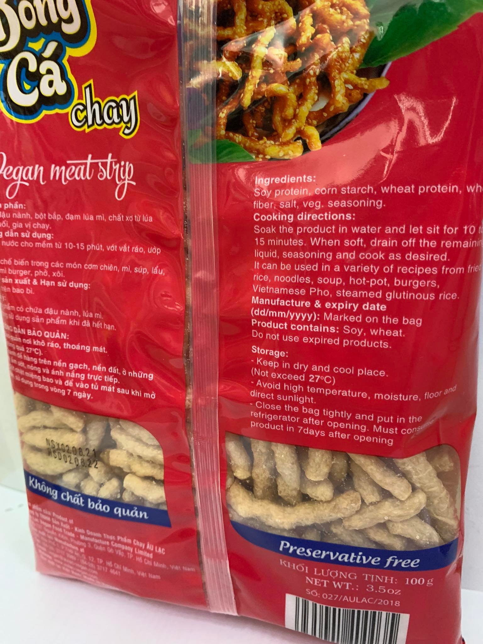 Bóng Cá Chay - Túi 100g