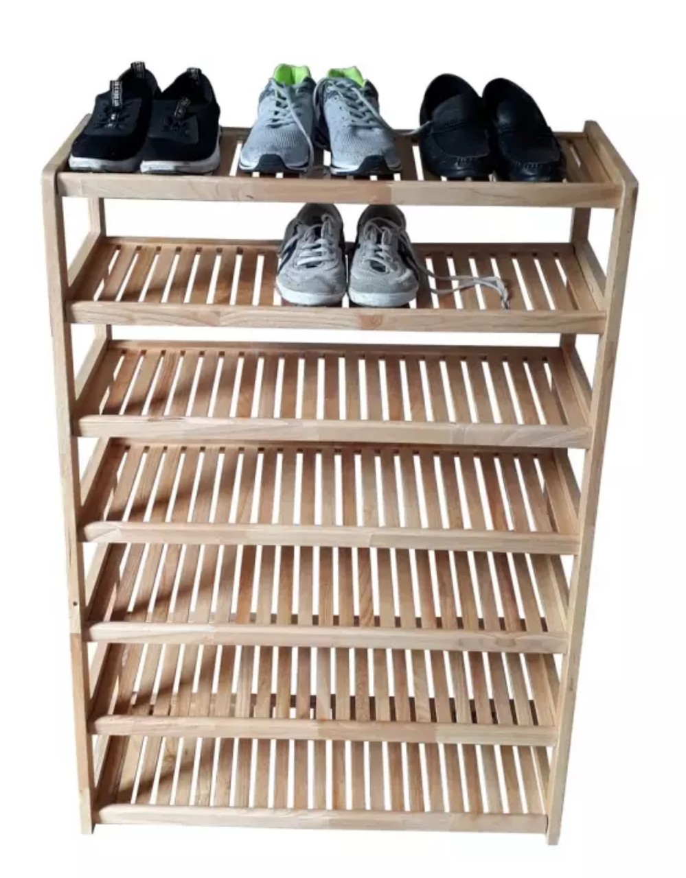 [HCM]Kệ dép gỗ 80cm - 7 tầng