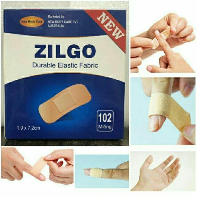 Băng cá nhân Zilgo 102 miếng
