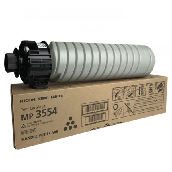 Hộp mực ricoh type 3554 cho mp 2554 2555 3054 3055 3555sp. mực in máy photocopy tương thích 25000 bản. bảo hành 1 đổi 1