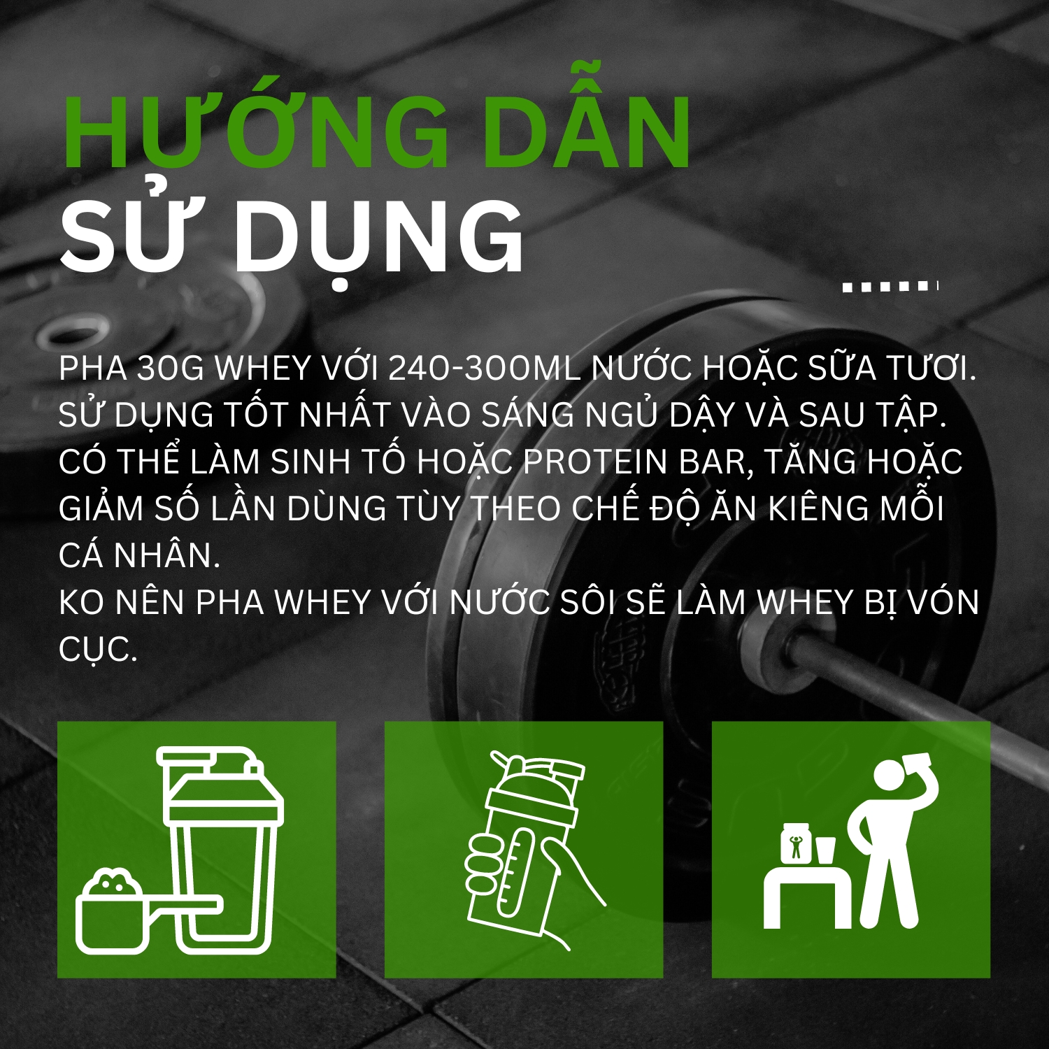 Whey Protein Concentrate VOLAC 80% Protein - Sữa tăng cơ giảm mỡ whey protein isolate