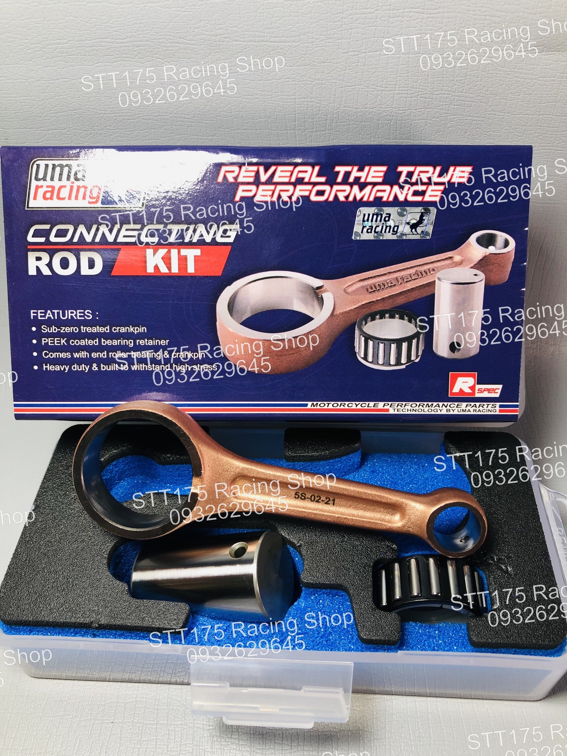 Tay dênh UMA EX 135 5Số ( L100 ) / EX 150 - Size zin ( Full ắc rế ) ( Hàng chính hãng UMA )
