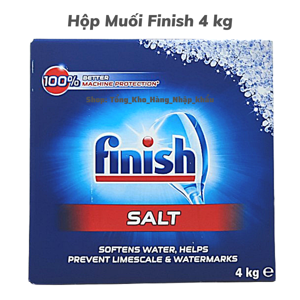 Muối rửa bát finish 2kg ( gói lẻ bóc từ hộp 4kg) -Chính Hãng.