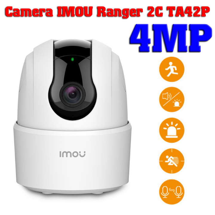 Camera imou ta42p 4mp, 2k 1440p - ranger 2c ipc - sắc nét ip wifi xoay 355 độ - chính hãng