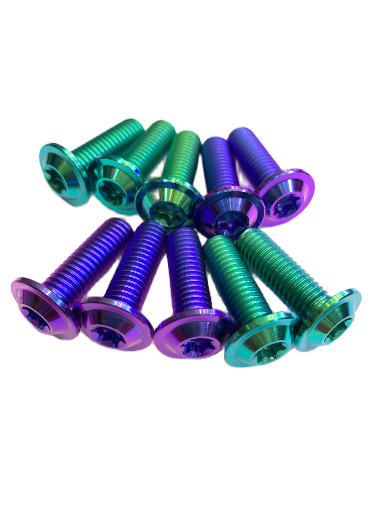 Combo 10 ốc dĩa titan 8li25 đầu mỏng gắn thông dụng tất cả các loại xe yamha honda