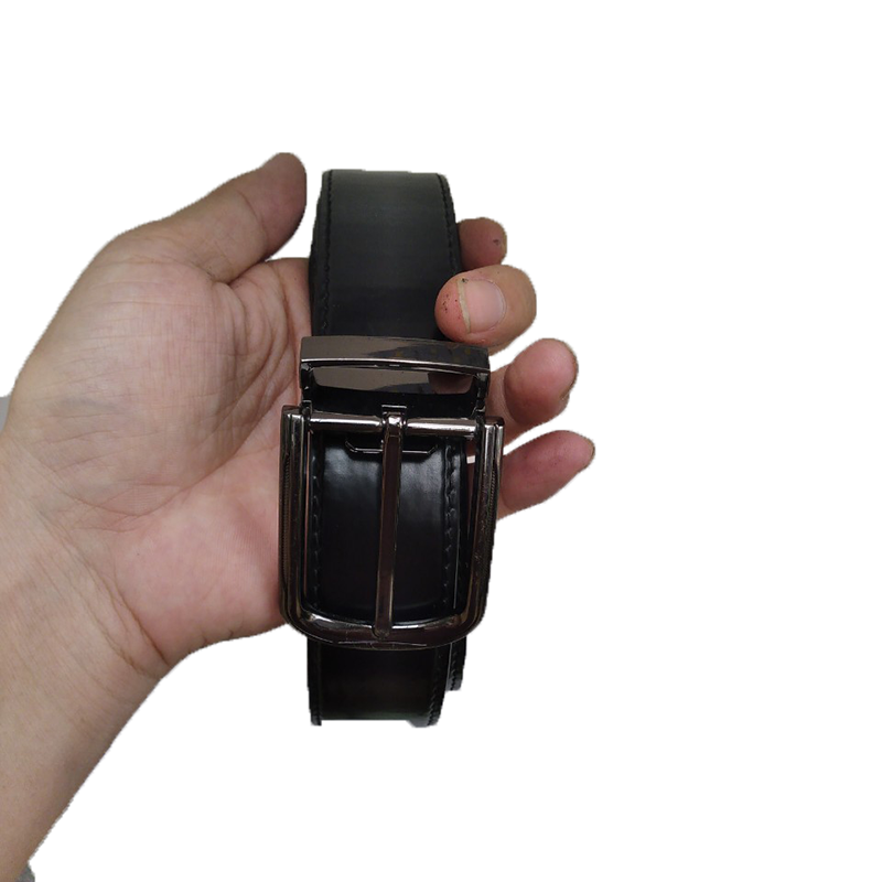 Dây Thăt Lưng da bò Nappa 5 lớp màu đen Sammy
