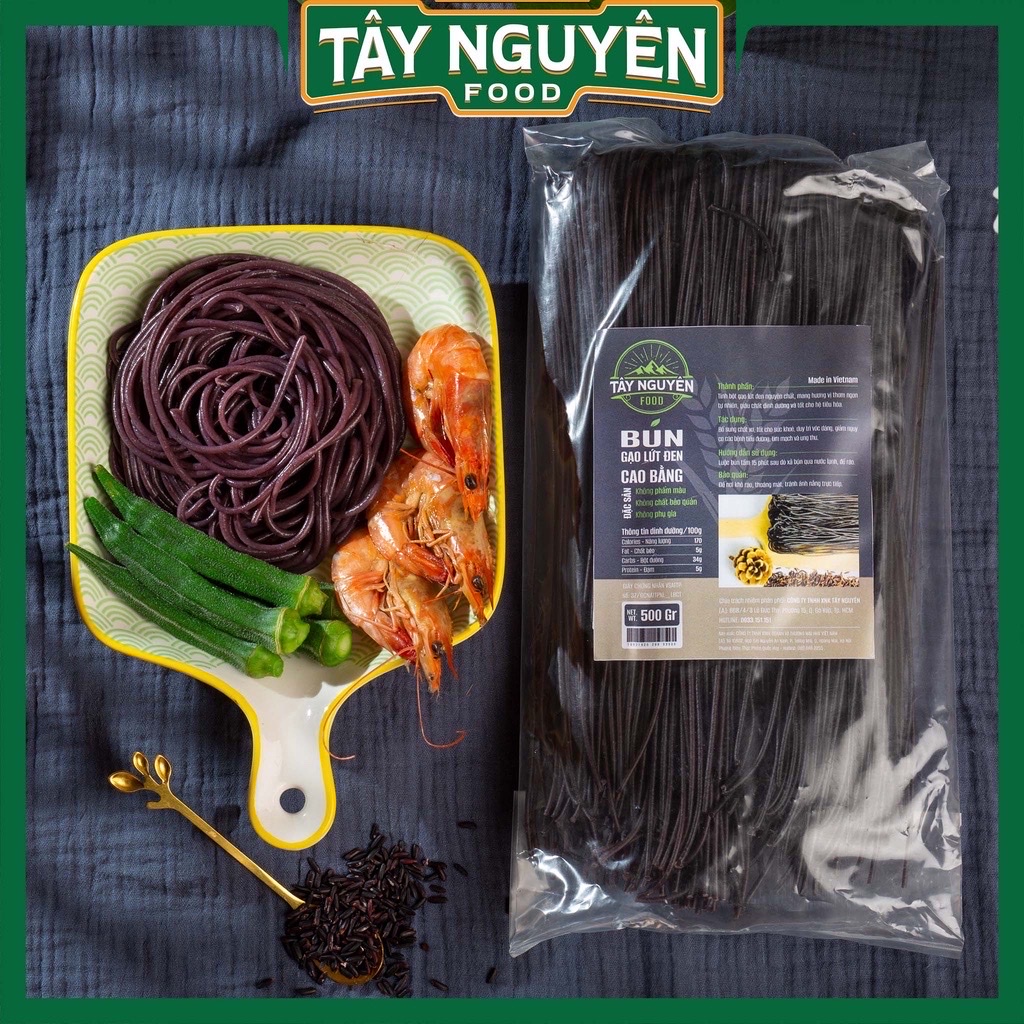 Bún gạo lứt đen nguyên chất 0.5kg