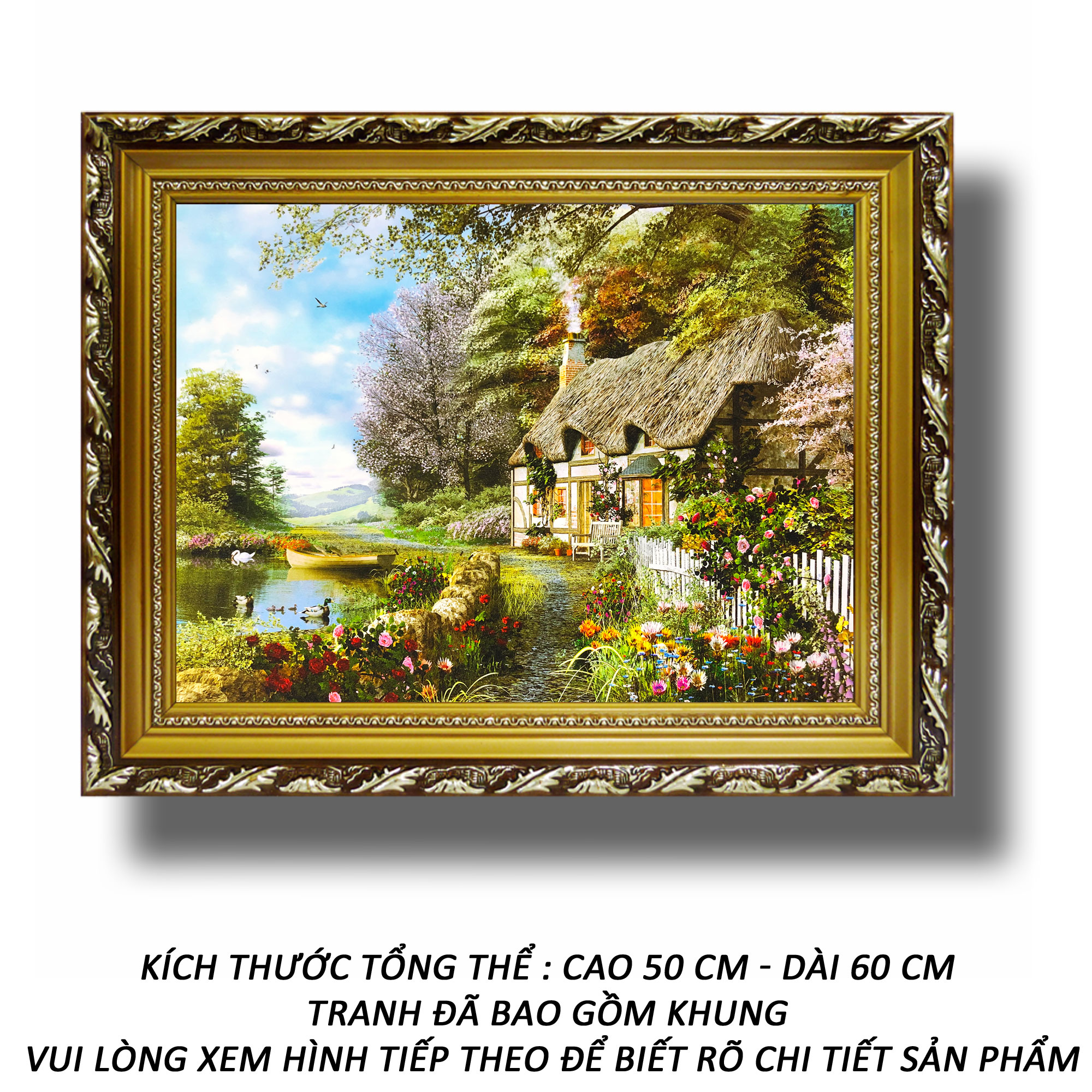 Tranh treo tường - hoà khí sinh tài 08 - tranh minh hiền